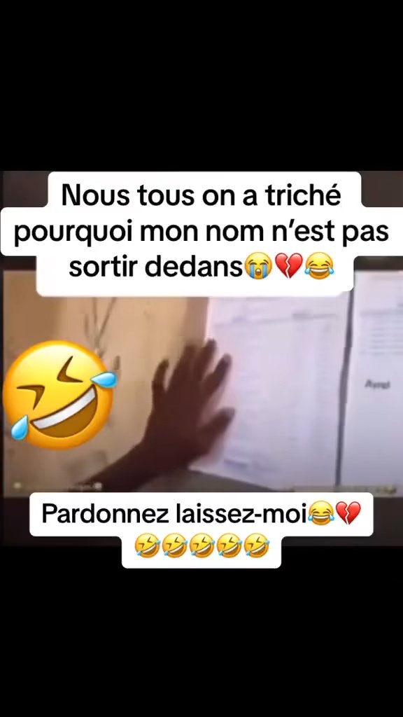 affaire d'examen c'est pas du jeu 🤣