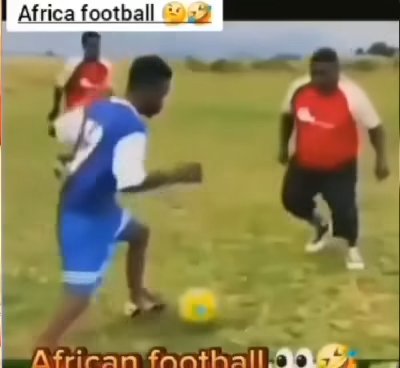 le football en Afrique aussi c'est quelque chose hein 🤣🤣🤣
